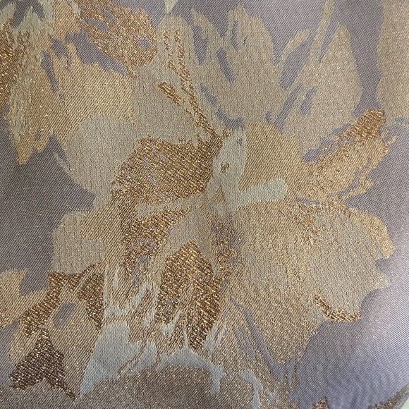 Adrianna Papell Pink and Gold Floral Midi Dress - Picture 8 of 16